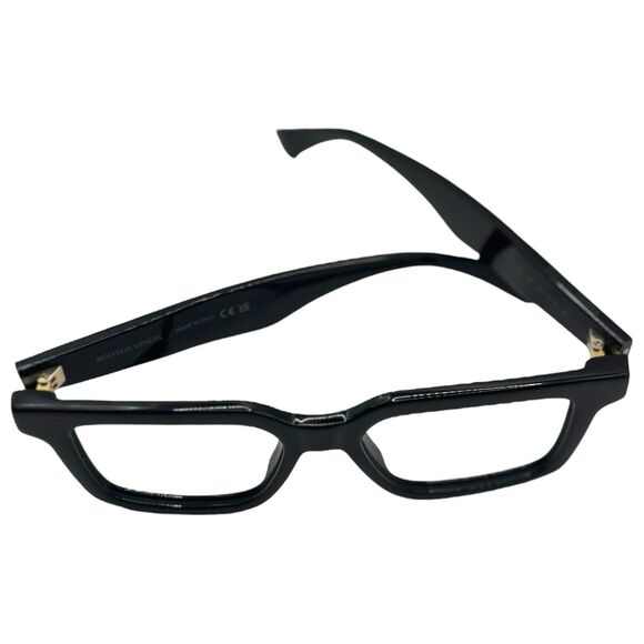 Bottega Veneta BV1216O Eyeglass Frames | Black/Gold | 51-17-145 | Italy - Picture 5 of 13